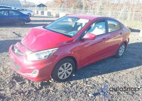 2016 Hyundai Accent Se from USA, damaged, VIN KMHCT4AE7GU148554